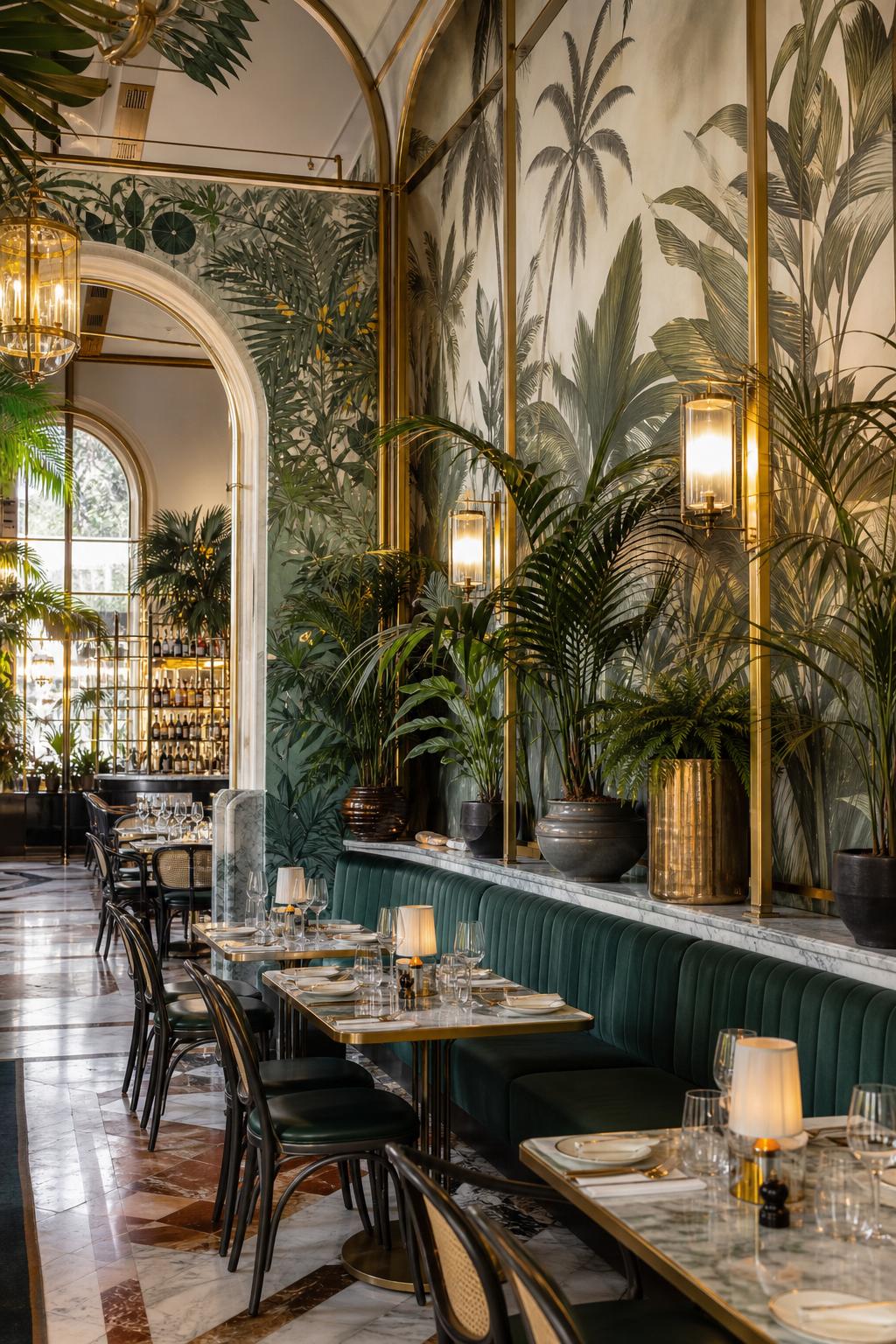 Fresque tropicale